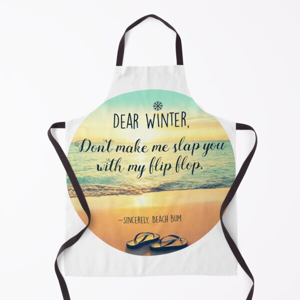 Item preview, Winter - Don't Make Me Slap You With My Flip Flop designed and sold by WigOutlet.