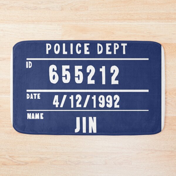 Item preview, Jin - Police Dept Numbers designed and sold by JColine.