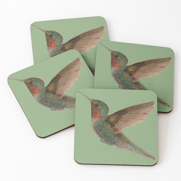 Item preview, Ruby-Throated Hummingbird designed and sold by LCRobertsonArt.