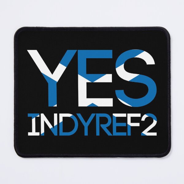 Item preview, YES INDYREF2, Scottish Independence Saltire Flag Text Slogan designed and sold by MacPean.