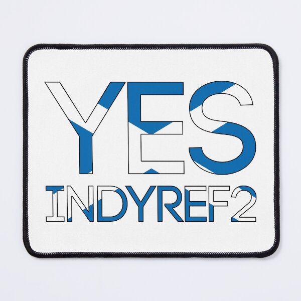 Item preview, YES INDYREF2, Scottish Independence Saltire Flag Text Slogan designed and sold by MacPean.
