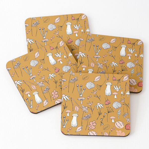 Item preview, Autumn Botanical Mustard designed and sold by susycosta.