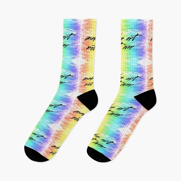 Item preview, Make Art Not War rainbow paint designed and sold by annaguerrawords.