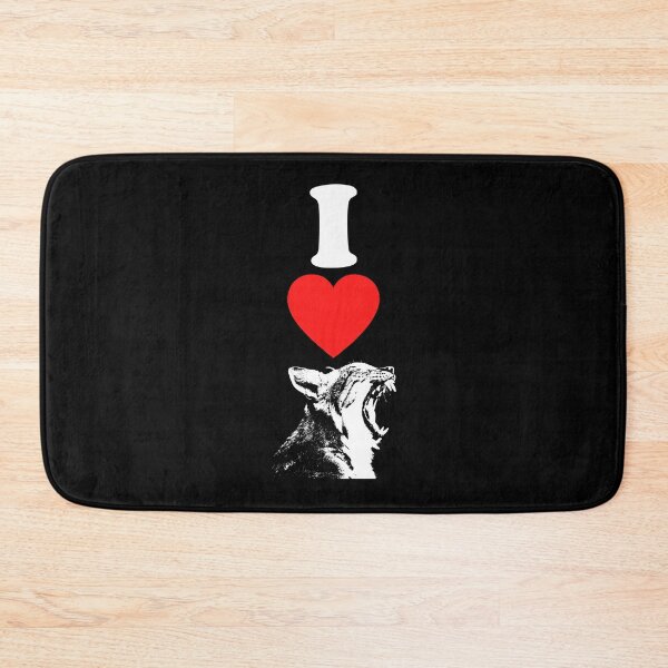 Item preview, I love lynxes heart lynx lynx motif wild cat designed and sold by DerNerd.
