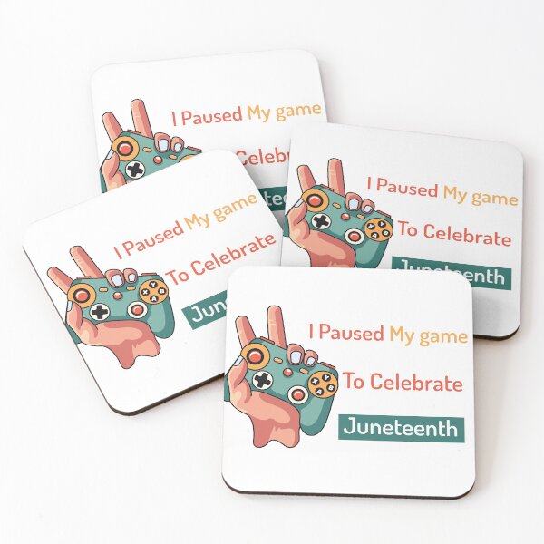 Item preview,  I Paused My game To Celebrate Juneteenth  | Juneteenth Gamer designed and sold by SaadEtta.