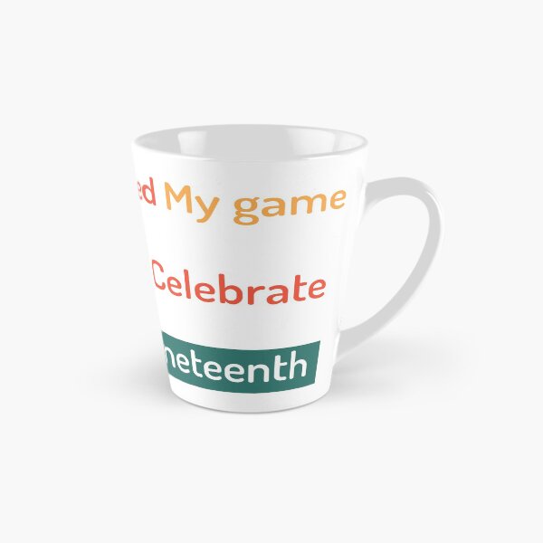 Item preview,  I Paused My game To Celebrate Juneteenth  | Juneteenth Gamer designed and sold by SaadEtta.