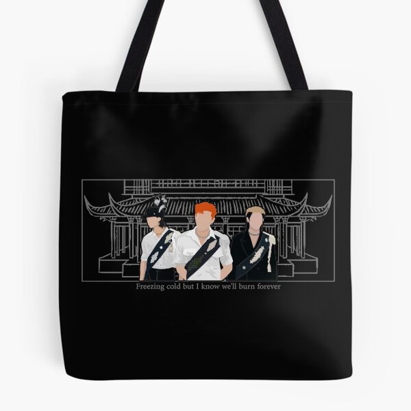 Item preview, Chan, Felix and Hyunjin Thunderous "Freezing cold but I know we'll burn forever" designed and sold by Menna-.
