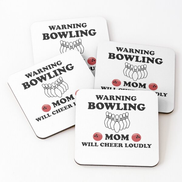 Item preview, Warning Bowling Mom Will Cheer Loudly designed and sold by imaneless.