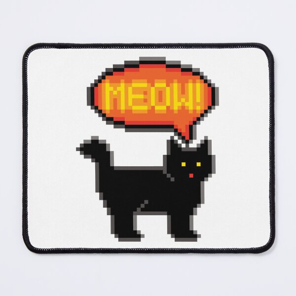 Item preview, 8-Bit Cat Meowing designed and sold by Lisann.