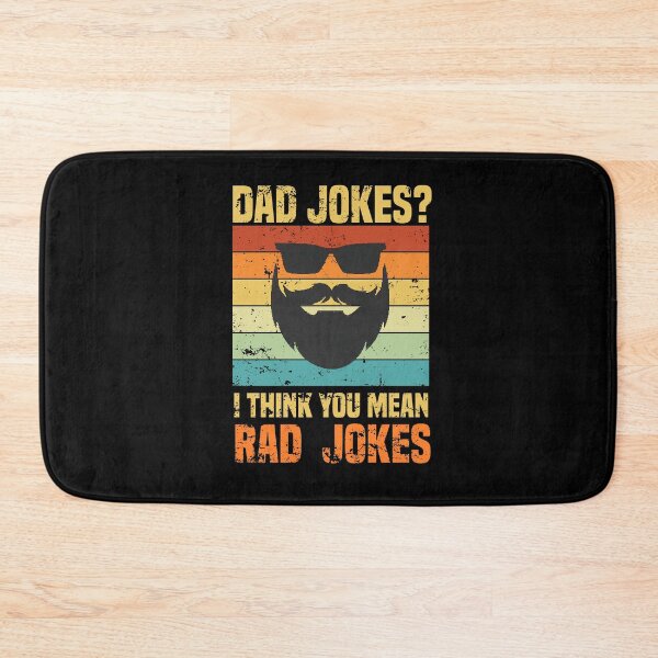 Item preview, Dad Jokes I Think You Mean Rad Jokes Funny Dads Gift Vintage T-Shirt, Bearded Man Mustache Beard Daddy, Papa, Husband, Father's Day Present, designed and sold by FUTURE SHIRT.