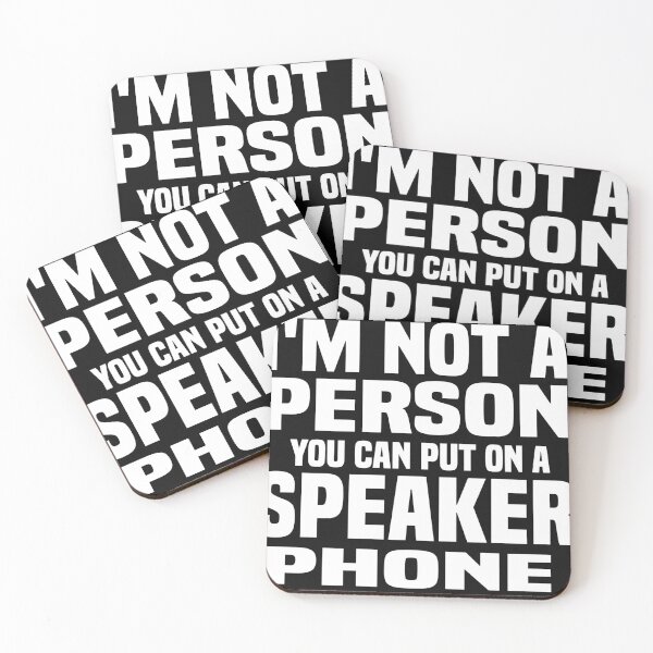 Item preview, No soy una persona que puedas poner en un teléfono con altavoz designed and sold by sodoprod.