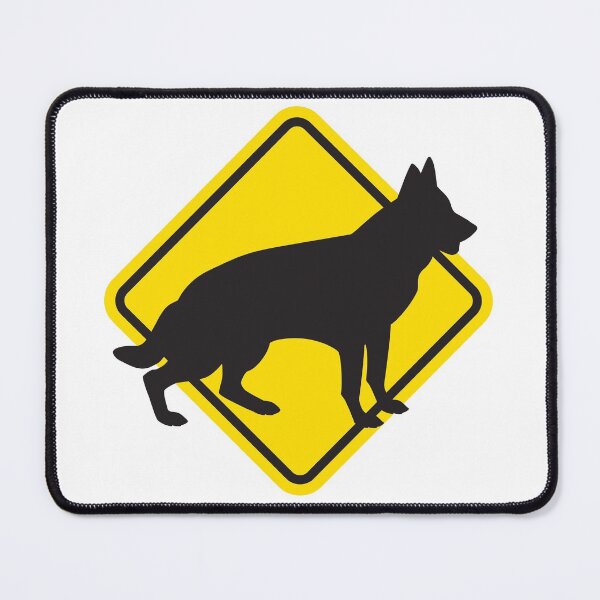 Yield to Dogs Mouse Pad