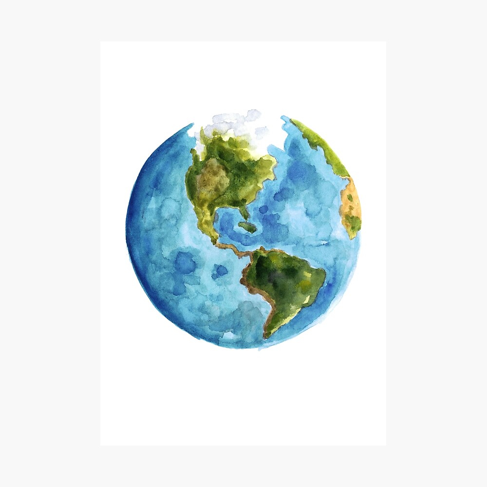 earth poster painting