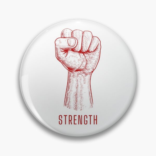 Item preview, Strength - Resist Fist designed and sold by Never Too Much Stuff.