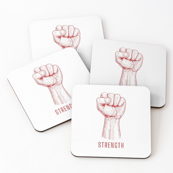 Item preview, Strength - Resist Fist designed and sold by Never Too Much Stuff.