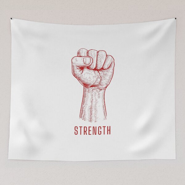 Item preview, Strength - Resist Fist designed and sold by Never Too Much Stuff.