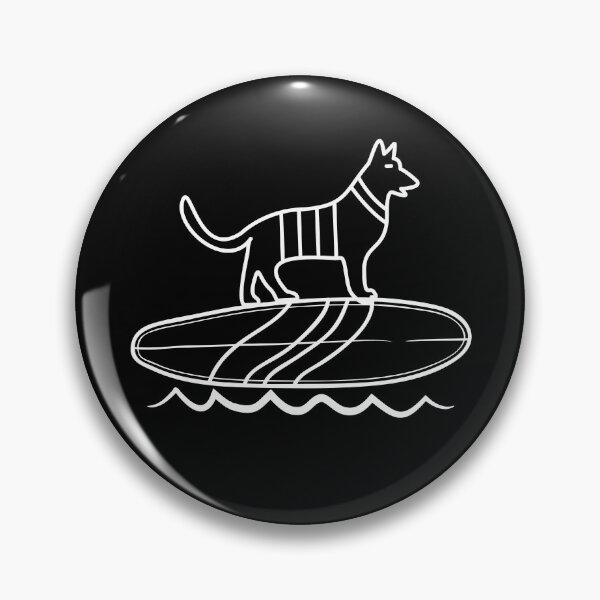 Artikelvorschau, Hund auf Surfbrett entworfen und verkauft von QLityProducts.