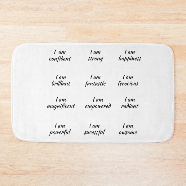 Item preview, affirmation stickers, Black designed and sold by Pugnaciousprint.