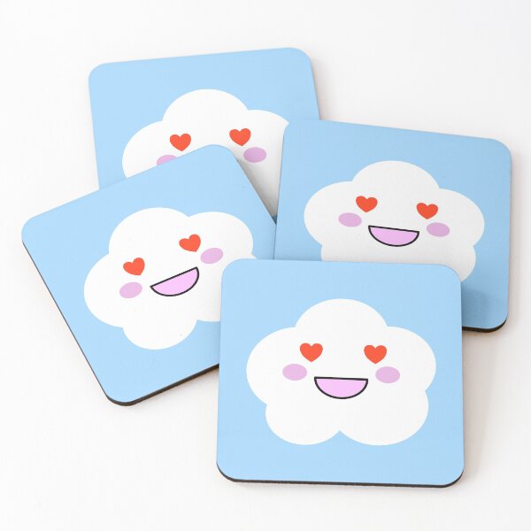 Item preview,  Kawaii Style Cute Happy Falling Love Red Heart Eyes Smiling Little Cartoon Illustration  designed and sold by wenjunior.