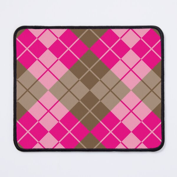 Item preview, Argyle in Pink and Brown designed and sold by Lisann.