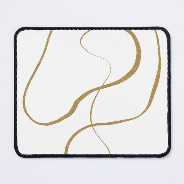 Item preview, Abstract Minimal Line Art Golden designed and sold by trajeado14.