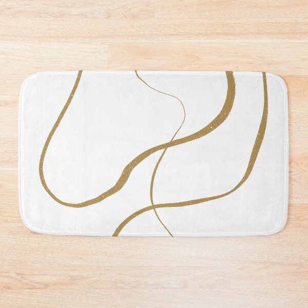 Item preview, Abstract Minimal Line Art Golden designed and sold by trajeado14.