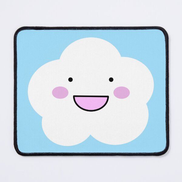 Item preview, Kawaii Style Cute Happy Smiling Little Cloud Cartoon Illustration  designed and sold by wenjunior.