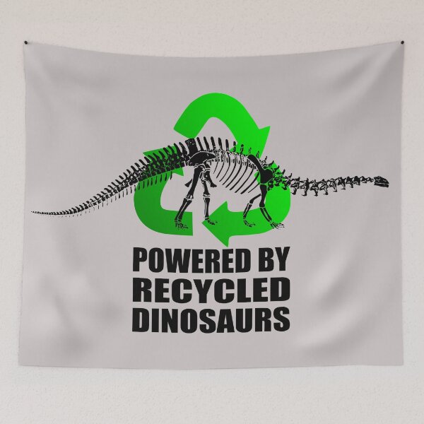 Item preview, Brontosaurus Fossil - Powered by Recycled Dinosaurs designed and sold by birdo-art.
