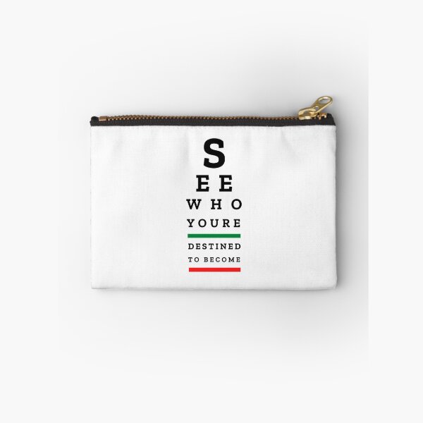 Item preview, EYE CHART - See Who You're Destined to Become - motivational art with message designed and sold by Art4Motivation.