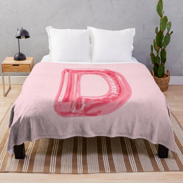 Item preview, pink foil “D” balloon designed and sold by holla-.
