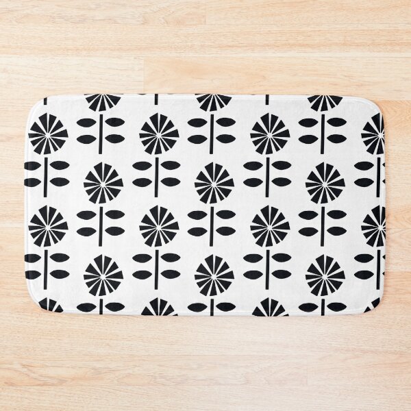 Item preview, Fan Flowers in Navy Blue designed and sold by KathrinLegg.
