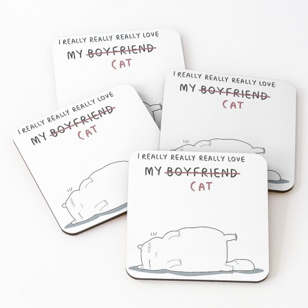 Item preview, ilove my cat not my boyfriend designed and sold by Dam31.