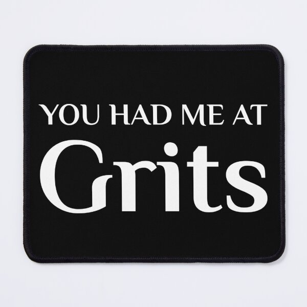 Item preview, Had Me At Grits Funny Southern Food Fan designed and sold by Creekman Designs.