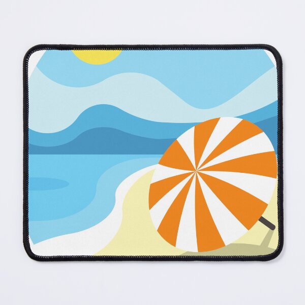Item preview, Summer Fun! – Bold Lettering on Beach Background Design designed and sold by ThisNThatImages.