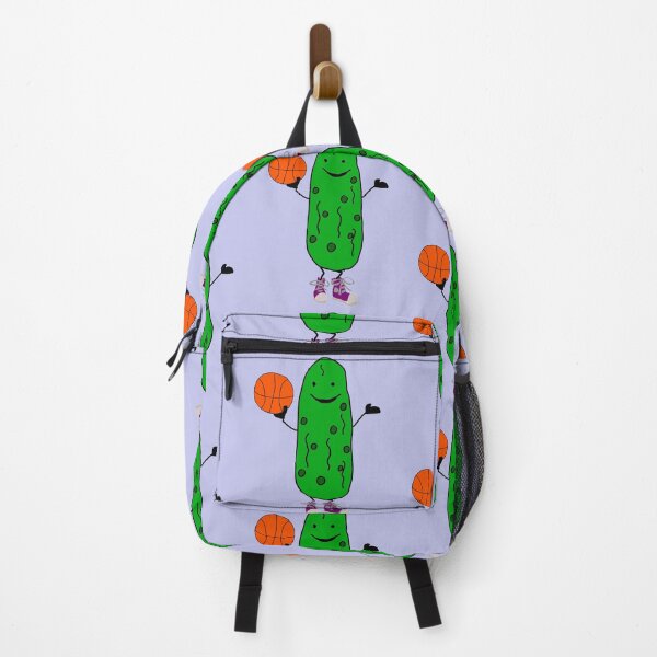 Item preview, Funny Pickle Playing Basketball Cartoon designed and sold by Nature's Fancy.