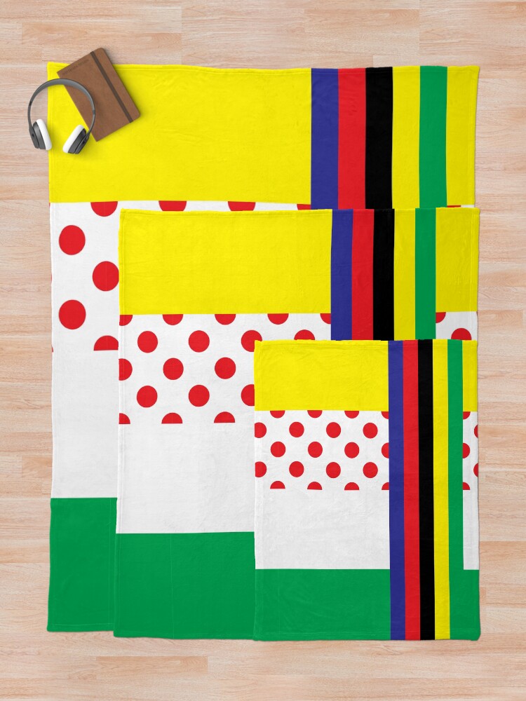 Thumbnail 5 of 6, Throw Blanket, Tour Jerseys designed and sold by imlying.