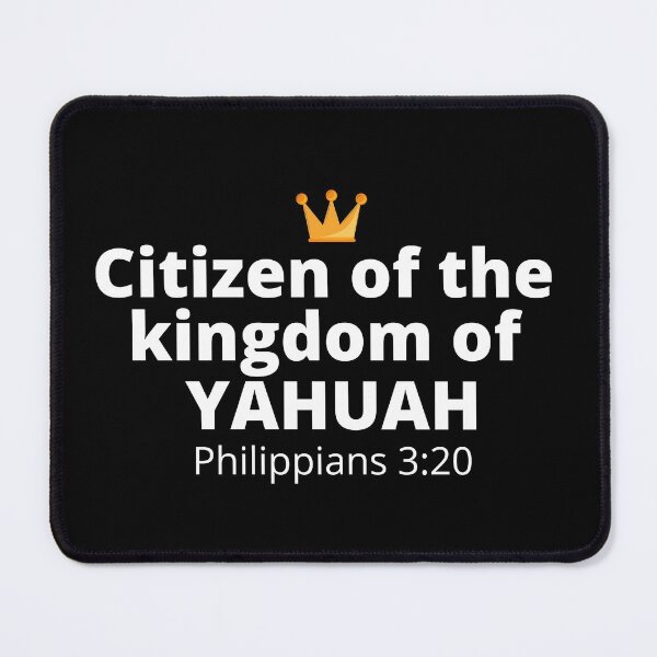 Item preview, Citizen of the Kingdom of Yahuah(LORD) Black/white designed and sold by DaughterofYah.
