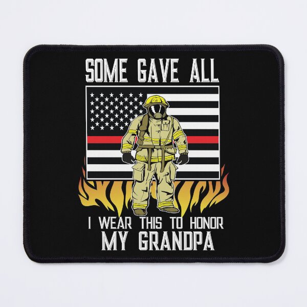 Item preview, Thin Red Line Firefighter Grandpa design firemen gift idea designed and sold by BRtisticDesigns.