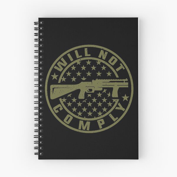 Item preview, Will Not Comply AR-15 Owner American Flag Gun Rights designed and sold by levdone.