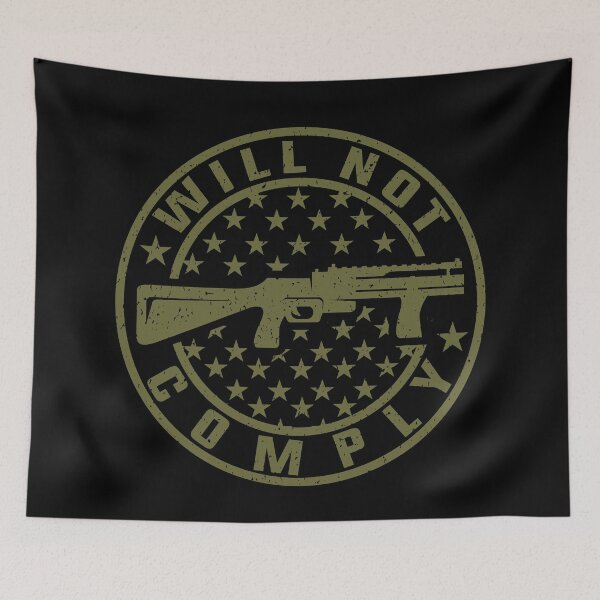 Item preview, No cumplirá con los derechos de armas de bandera estadounidense del propietario del AR-15 designed and sold by levdone.