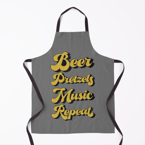 Item preview, Beer Pretzels Music Repeat designed and sold by Redbeardapparel.