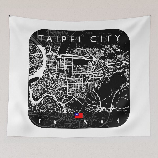 Item preview, TAIPEI MAP TAIWAN designed and sold by hatimelhag.