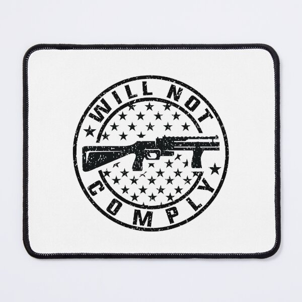 Item preview, Will Not Comply AR-15 Owner American Flag Gun Rights designed and sold by levdone.