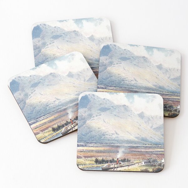 Item preview, Vintage Illustration of Ben Nevis from Banavie designed and sold by yourscotland.
