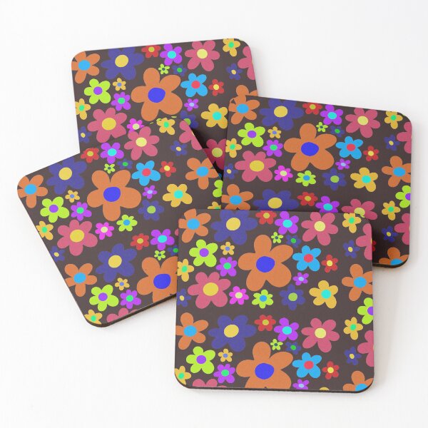 Item preview, Retro Floral Print designed and sold by elizablock.