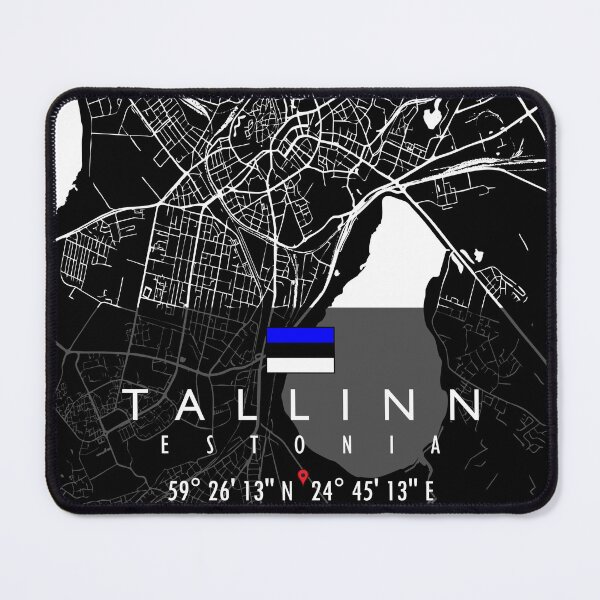 Item preview, TALLINN MAP ESTONIA designed and sold by hatimelhag.