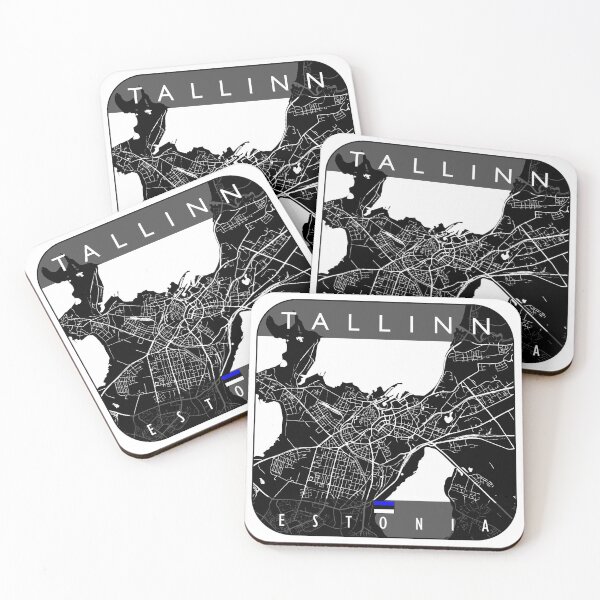 Item preview, TALLINN MAP ESTONIA designed and sold by hatimelhag.
