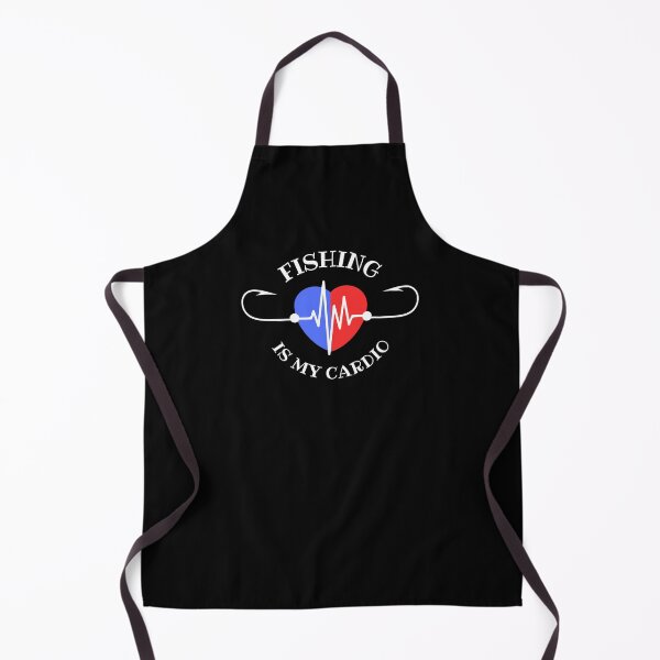 Item preview, Fishing is my cardio, fishing hook heartbeat design designed and sold by Auntieck.