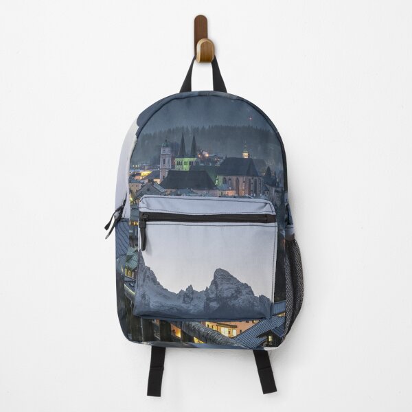 Item preview, Perfect View of a Village under snowy Mountains designed and sold by DOKU_TEAM SHIRT.