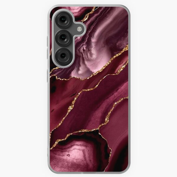 Item preview, Burgundy and Gold Abstract  designed and sold by RachelMcEwanArt.